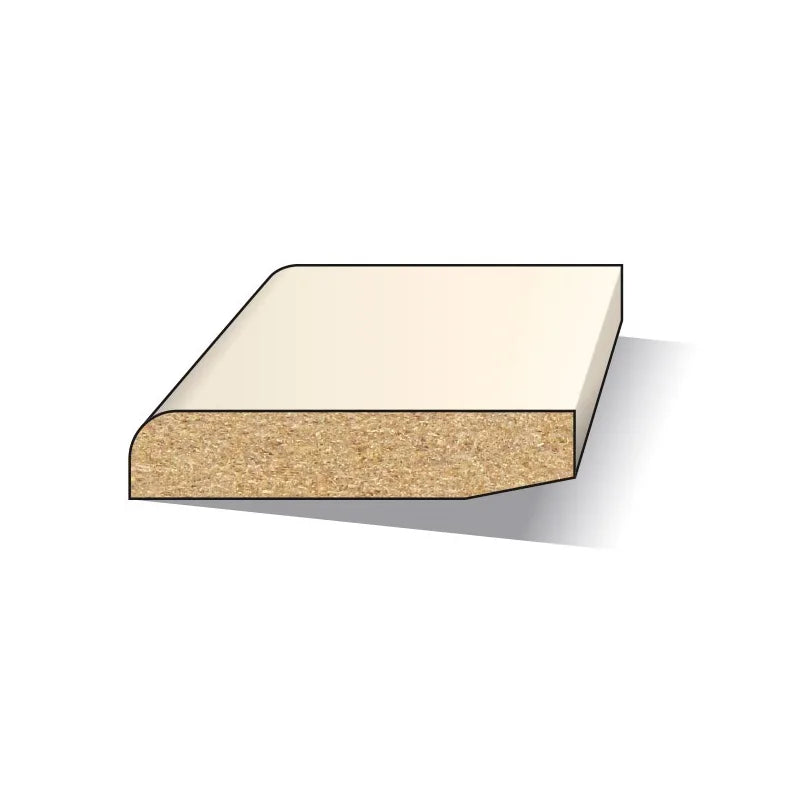 MDF Plint 12x90mm 488cm Gegrond V313 FSC Mix 70%