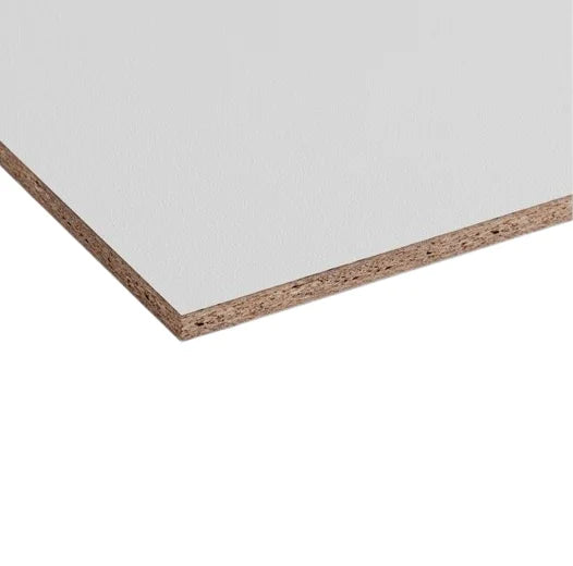 Spaanplaat Geplastificeerd 12mm 250x125cm Wit 70% PEFC