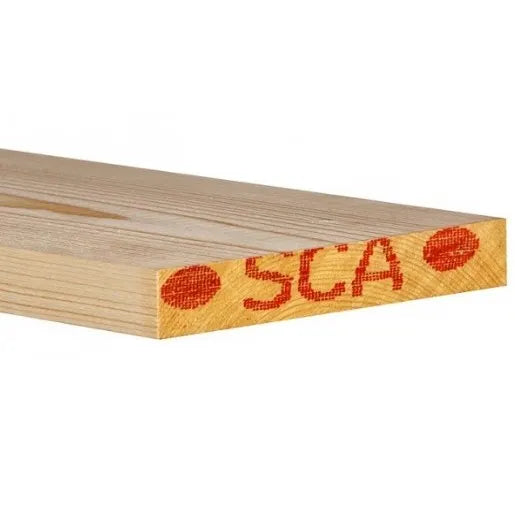 Vuren C 32x200mm Geschaafd Netto 28x195mm FSC Mix Credit